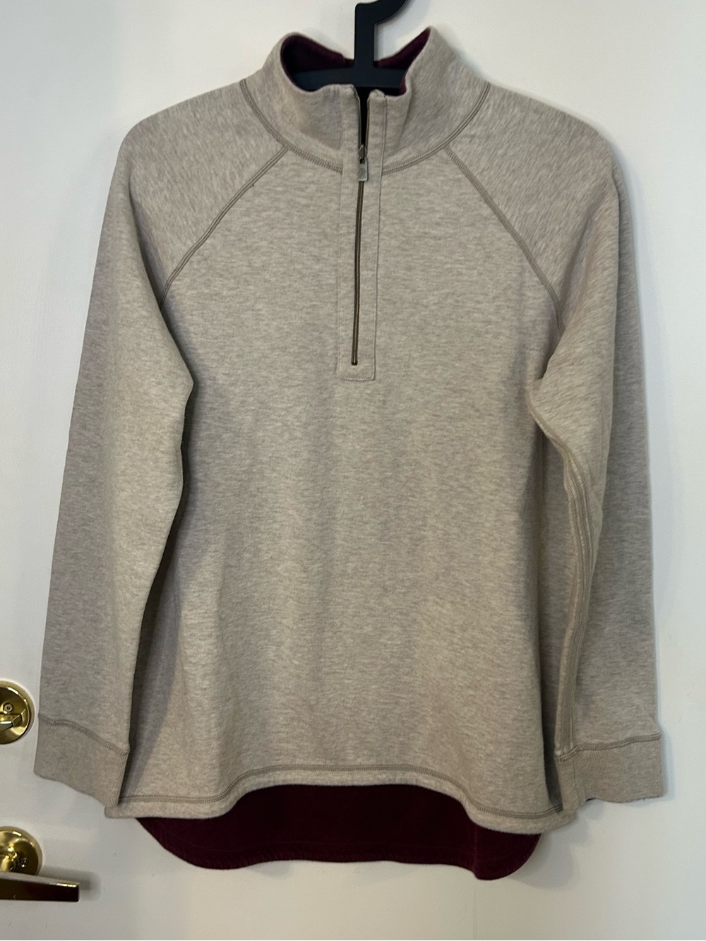 Tommy Bahama Women’s Flip Coast Half Zip Reversible Pullover Sweatshirt.